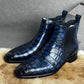 Maurice San Antonio Alligator Boot - Navy