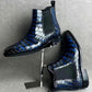 Maurice San Antonio Alligator Boot - Navy