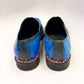 Maurice San Francisco Zapato de cocodrilo hecho a medida - Azul