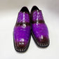 Maurice San Francisco Zapatos de cocodrilo hechos a medida - Púrpura