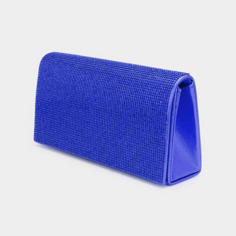 Bling Solid Evening Clutch Crossbody Bag