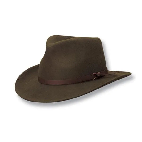 Scala Piscataway - Sombrero de fieltro de lana suave para exteriores