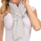 Sakkas Hillary summer breeze lightweight flowing sheer gauze wrap scarf