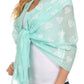 Sakkas Hillary summer breeze lightweight flowing sheer gauze wrap scarf