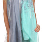 Sakkas Nichole summer gauze featherweight patterned versitile sheer scarf wrap