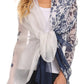 Sakkas Nichole summer gauze featherweight patterned versitile sheer scarf wrap
