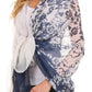 Sakkas Nichole summer gauze featherweight patterned versitile sheer scarf wrap