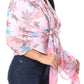 Sakkas Nichole summer gauze featherweight patterned versitile sheer scarf wrap