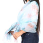 Sakkas Nichole summer gauze featherweight patterned versitile sheer scarf wrap