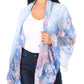 Sakkas Nichole summer gauze featherweight patterned versitile sheer scarf wrap
