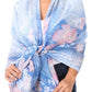 Sakkas Nichole summer gauze featherweight patterned versitile sheer scarf wrap