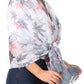 Sakkas Nichole summer gauze featherweight patterned versitile sheer scarf wrap