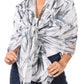 Sakkas Nichole summer gauze featherweight patterned versitile sheer scarf wrap