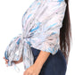 Sakkas Nichole summer gauze featherweight patterned versitile sheer scarf wrap