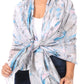 Sakkas Nichole summer gauze featherweight patterned versitile sheer scarf wrap