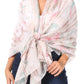 Sakkas Nichole summer gauze featherweight patterned versitile sheer scarf wrap