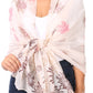 Sakkas Nichole summer gauze featherweight patterned versitile sheer scarf wrap