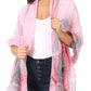 Sakkas Nichole summer gauze featherweight patterned versitile sheer scarf wrap