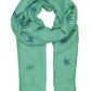 Sakkas Nichole summer gauze featherweight patterned versitile sheer scarf wrap