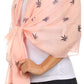 Sakkas Nichole summer gauze featherweight patterned versitile sheer scarf wrap