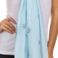 Sakkas Nichole summer gauze featherweight patterned versitile sheer scarf wrap