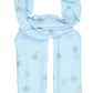Sakkas Nichole summer gauze featherweight patterned versitile sheer scarf wrap