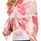 Sakkas Nichole summer gauze featherweight patterned versitile sheer scarf wrap