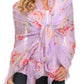 Sakkas Nichole summer gauze featherweight patterned versitile sheer scarf wrap
