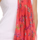 Sakkas Nichole summer gauze featherweight patterned versitile sheer scarf wrap