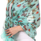 Sakkas Nichole summer gauze featherweight patterned versitile sheer scarf wrap