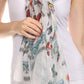 Sakkas Nichole summer gauze featherweight patterned versitile sheer scarf wrap