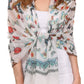 Sakkas Nichole summer gauze featherweight patterned versitile sheer scarf wrap