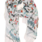 Sakkas Nichole summer gauze featherweight patterned versitile sheer scarf wrap