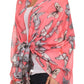 Sakkas Nichole summer gauze featherweight patterned versitile sheer scarf wrap