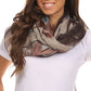 Sakkas Nichole summer gauze featherweight patterned versitile sheer scarf wrap