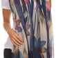 Sakkas Nichole summer gauze featherweight patterned versitile sheer scarf wrap