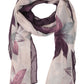 Sakkas Nichole summer gauze featherweight patterned versitile sheer scarf wrap