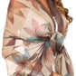 Sakkas Nichole summer gauze featherweight patterned versitile sheer scarf wrap