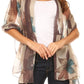 Sakkas Nichole summer gauze featherweight patterned versitile sheer scarf wrap