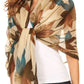 Sakkas Nichole summer gauze featherweight patterned versitile sheer scarf wrap