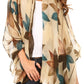 Sakkas Nichole summer gauze featherweight patterned versitile sheer scarf wrap