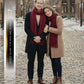 Sakkas Booker Cashmere Feel Solid Colored Unisex Winter Scarf With Fringe
