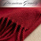 Sakkas Booker Cashmere Feel Solid Colored Unisex Winter Scarf With Fringe