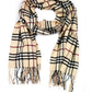 Sakkas Booker Cashmere Feel Solid Colored Unisex Winter Scarf With Fringe