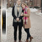 Sakkas Booker Cashmere Feel Solid Colored Unisex Winter Scarf With Fringe