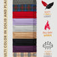 Sakkas Booker Cashmere Feel Solid Colored Unisex Winter Scarf With Fringe