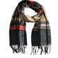Sakkas Booker Cashmere Feel Solid Colored Unisex Winter Scarf With Fringe