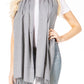 Sakkas Booker Cashmere Feel Solid Colored Unisex Winter Scarf With Fringe