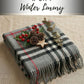Sakkas Booker Cashmere Feel Solid Colored Unisex Winter Scarf With Fringe