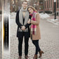 Sakkas Booker Cashmere Feel Solid Colored Unisex Winter Scarf With Fringe